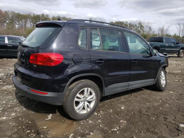 WVGAV7AX4HK022556 - 2017 VOLKSWAGEN TIGUAN S BLACK photo 3