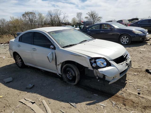 4A3AB36F49E011799 - 2009 MITSUBISHI GALANT ES WHITE photo 4