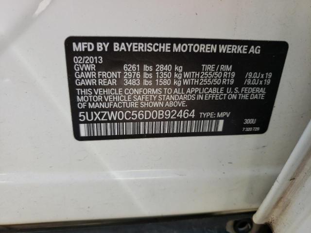 5UXZW0C56D0B92464 - 2013 BMW X5 XDRIVE35D Ağ foto 13