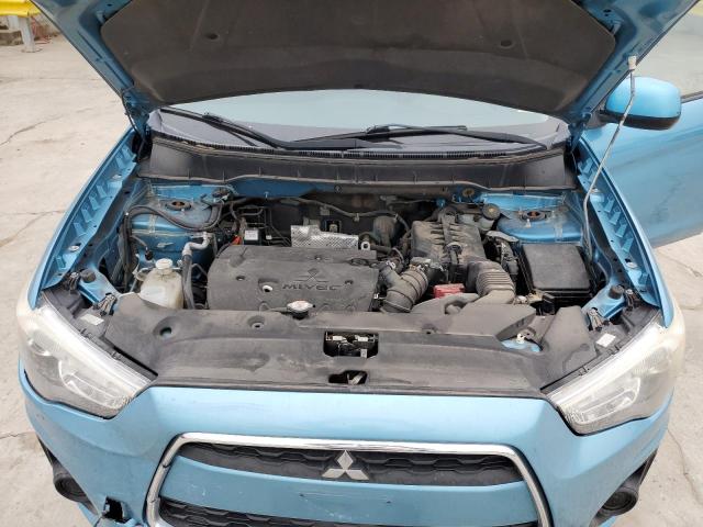 4A4AP3AU5DE024122 - 2013 MITSUBISHI OUTLANDER ES TURQUOISE photo 11