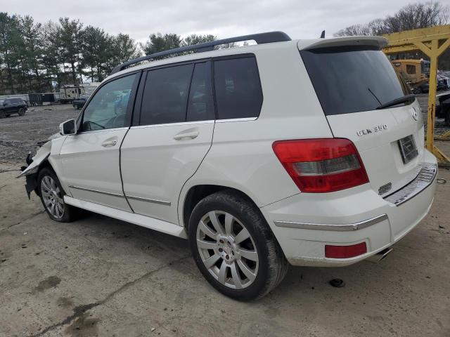 WDCGG8HBXAF510668 - 2010 MERCEDES-BENZ GLK 350 4MATIC WHITE photo 2