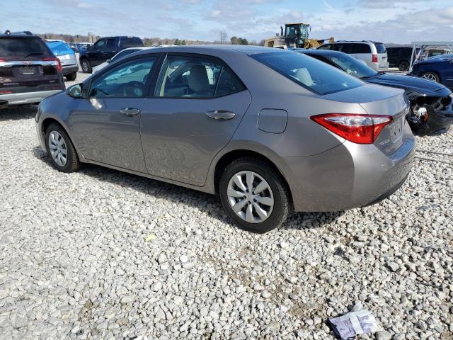 2T1BURHE6EC167560 - 2014 TOYOTA COROLLA L SILVER photo 2