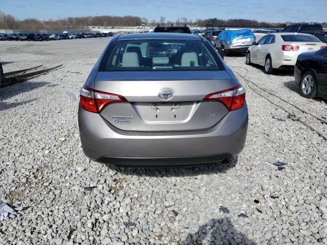 2T1BURHE6EC167560 - 2014 TOYOTA COROLLA L SILVER photo 6