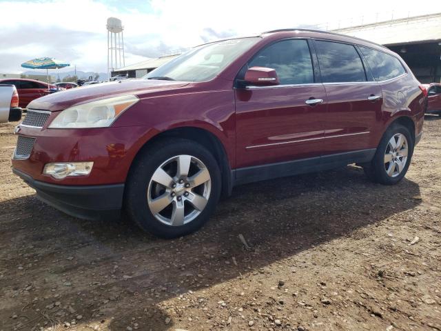 1GNKRLED3BJ318243 - 2011 CHEVROLET TRAVERSE LTZ RED photo 1