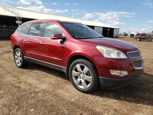 1GNKRLED3BJ318243 - 2011 CHEVROLET TRAVERSE LTZ RED photo 4