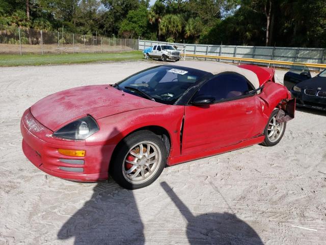 4A3AE85H41E042112 - 2001 MITSUBISHI ECLIPSE SPYDER GT RED photo 1