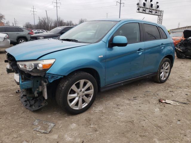 4A4AP3AU1EE002538 - 2014 MITSUBISHI OUTLANDER ES BLUE photo 1