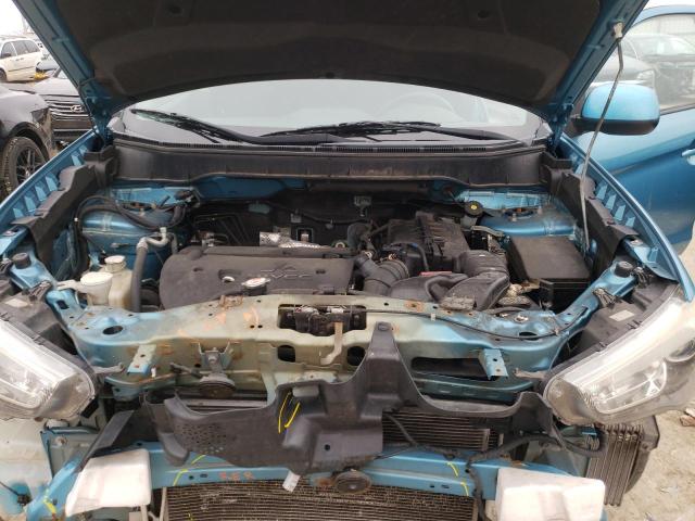 4A4AP3AU1EE002538 - 2014 MITSUBISHI OUTLANDER ES BLUE photo 11