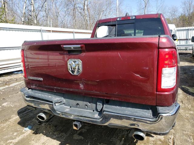 1C6RREFT8KN639574 - 2019 RAM 1500 BIG HORN/LONE STAR MAROON photo 6