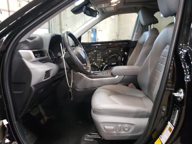 5TDGZRBH6NS568916 - 2022 TOYOTA HIGHLANDER XLE Azul foto 7