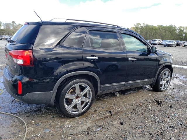 5XYKT3A64EG478945 - 2014 KIA SORENTO LX BLACK photo 3