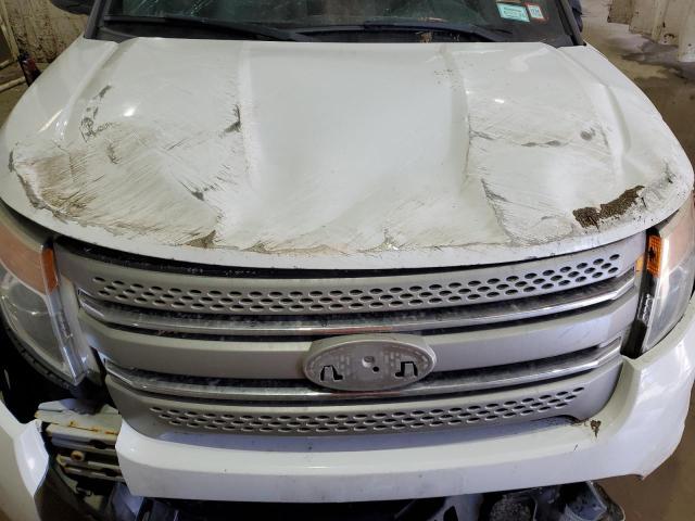 1FM5K7B82DGC44978 - 2013 FORD EXPLORER WHITE photo 12