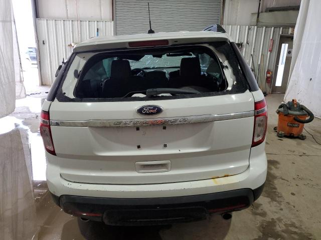 1FM5K7B82DGC44978 - 2013 FORD EXPLORER WHITE photo 6