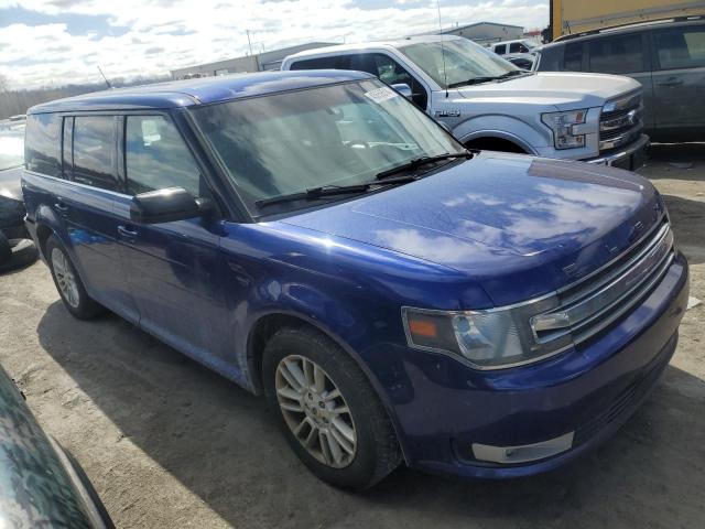 2FMHK6C89EBD24776 - 2014 FORD FLEX SEL BLUE photo 4