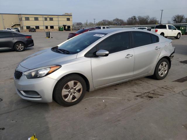 KNAFK4A65F5381464 - 2015 KIA FORTE LX SILVER photo 1