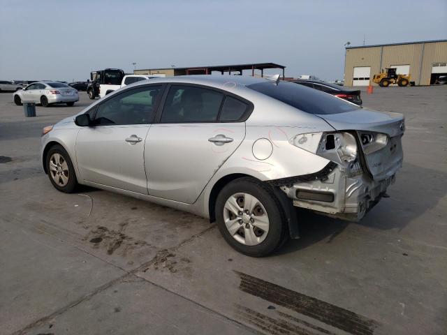 KNAFK4A65F5381464 - 2015 KIA FORTE LX SILVER photo 2