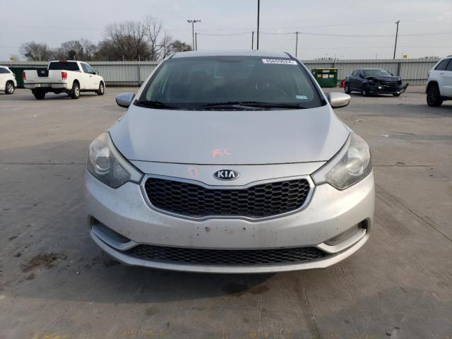 KNAFK4A65F5381464 - 2015 KIA FORTE LX SILVER photo 5