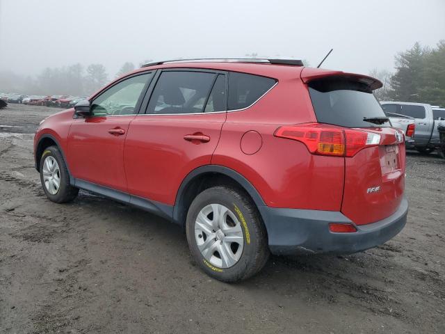 JTMZFREV5FJ027809 - 2015 TOYOTA RAV4 LE RED photo 2