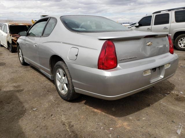 2G1WM15K069221331 - 2006 CHEVROLET MONTE CARL LT SILVER photo 2