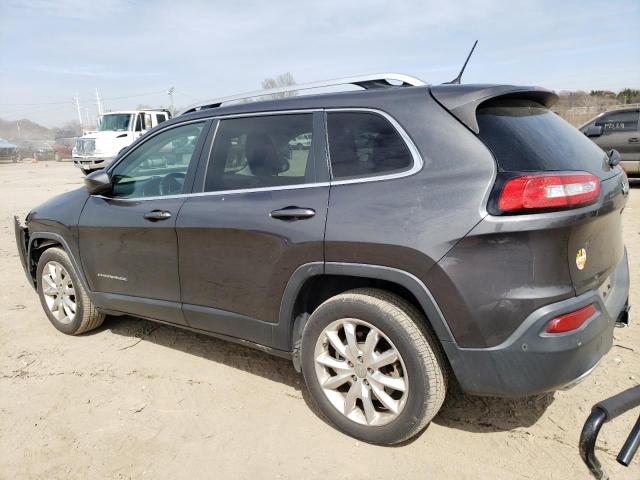 1C4PJLDS2FW731415 - 2015 JEEP CHEROKEE LIMITED GRAY photo 2