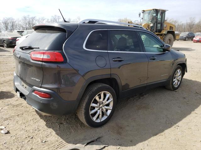 1C4PJLDS2FW731415 - 2015 JEEP CHEROKEE LIMITED GRAY photo 3