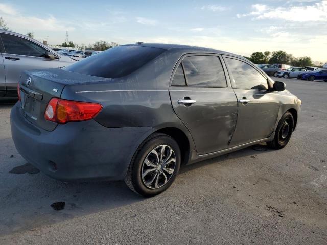 1NXBU4EE1AZ386460 - 2010 TOYOTA COROLLA BASE GRAY photo 3