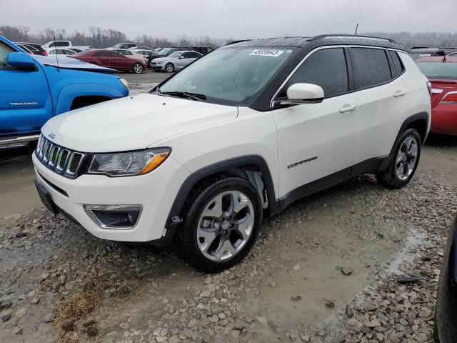 3C4NJCCB9LT182452 - 2020 JEEP COMPASS LIMITED WHITE photo 1