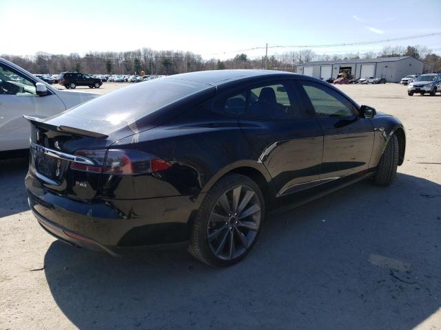 5YJSA1DP9DFP11674 - 2013 TESLA MODEL S BLACK photo 3