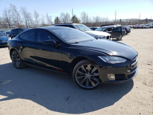 5YJSA1DP9DFP11674 - 2013 TESLA MODEL S BLACK photo 4