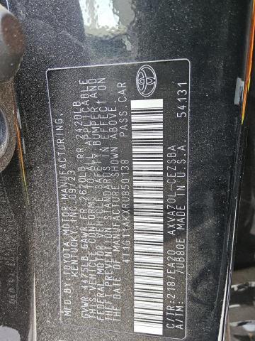 4T1G11AKXRU850138 - 2024 TOYOTA CAMRY SE NIGHT SHADE CHARCOAL photo 12