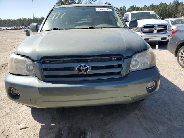 JTEGD21A970167890 - 2007 TOYOTA HIGHLANDER GREEN photo 5