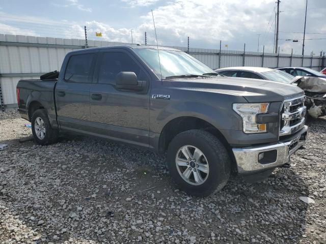 1FTEW1E86GKD80002 - 2016 FORD F150 SUPERCREW GRAY photo 4