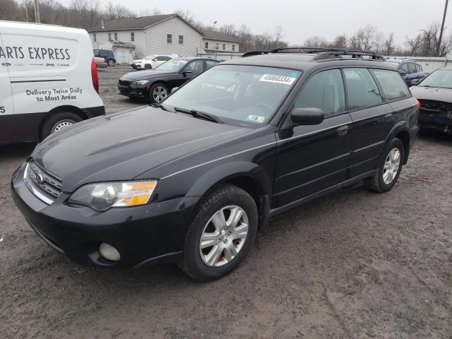 4S4BP61CX57307539 - 2005 SUBARU LEGACY OUTBACK 2.5I BLACK photo 1