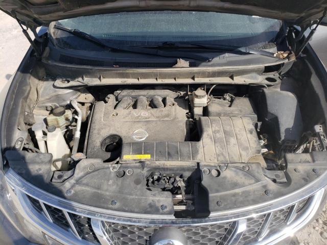 JN8AZ1MW2DW317722 - 2013 NISSAN MURANO S GRAY photo 12