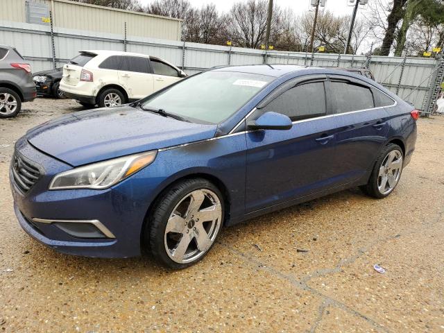 5NPE24AF4HH484876 - 2017 HYUNDAI SONATA SE BLUE photo 1