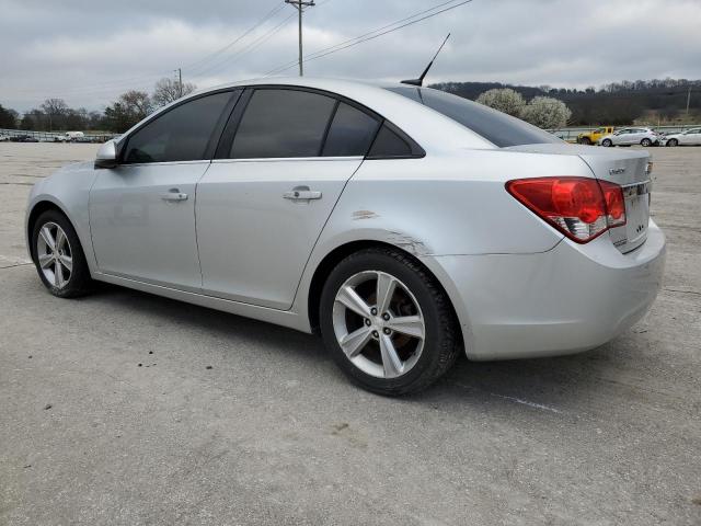 1G1PG5SC3C7257690 - 2012 CHEVROLET CRUZE LT SILVER photo 2