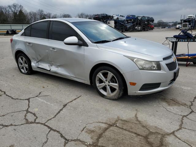 1G1PG5SC3C7257690 - 2012 CHEVROLET CRUZE LT SILVER photo 4