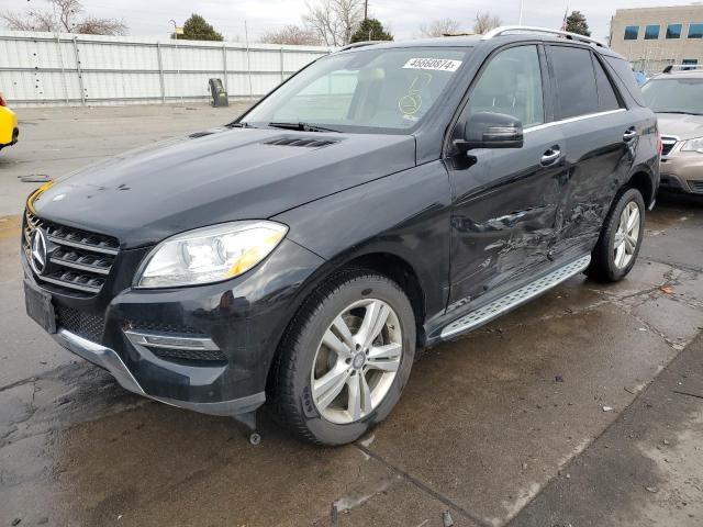 4JGDA5HB0FA616362 - 2015 MERCEDES-BENZ ML 350 4MATIC BLACK photo 1