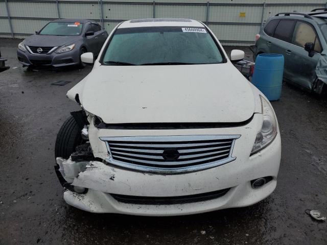 JN1CV6ARXDM754376 - 2013 INFINITI G37 WHITE photo 5