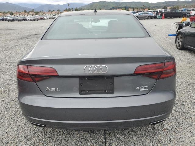 WAU43AFD5HN008177 - 2017 AUDI A8 L QUATTRO GRAY photo 6