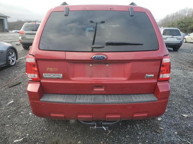 1FMCU9DGXCKB43944 - 2012 FORD ESCAPE XLT RED photo 6