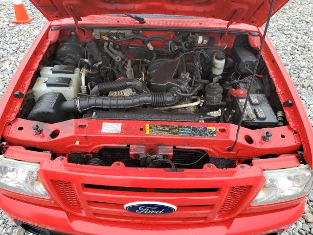 1FTYR11U28PA33925 - 2008 FORD RANGER RED photo 11