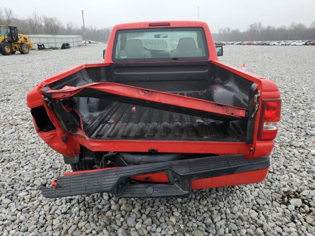 1FTYR11U28PA33925 - 2008 FORD RANGER RED photo 6