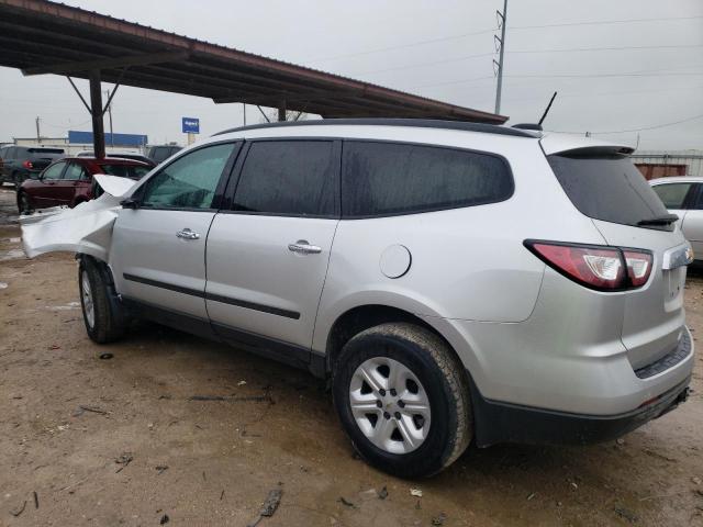 1GNKRFKD8GJ237574 - 2016 CHEVROLET TRAVERSE LS SILVER photo 2