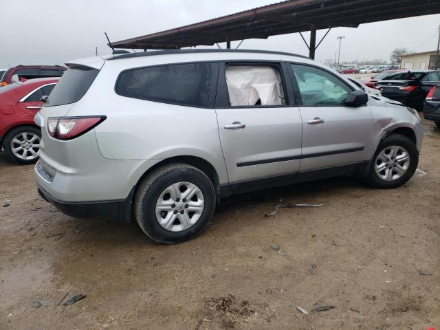 1GNKRFKD8GJ237574 - 2016 CHEVROLET TRAVERSE LS SILVER photo 3