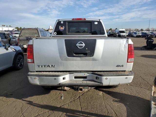 1N6BA07C28N304478 - 2008 NISSAN TITAN XE SILVER photo 6