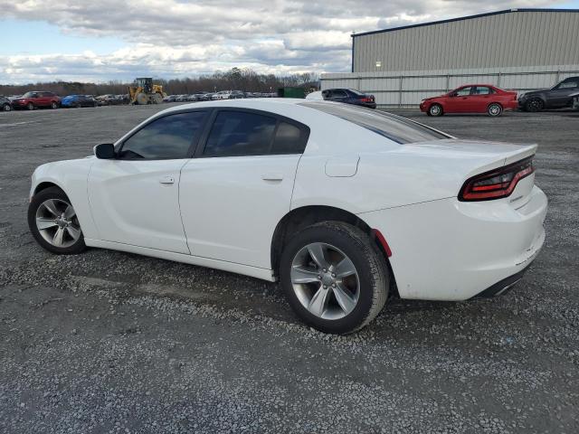 2C3CDXHG2FH889582 - 2015 DODGE CHARGER SXT WHITE photo 2