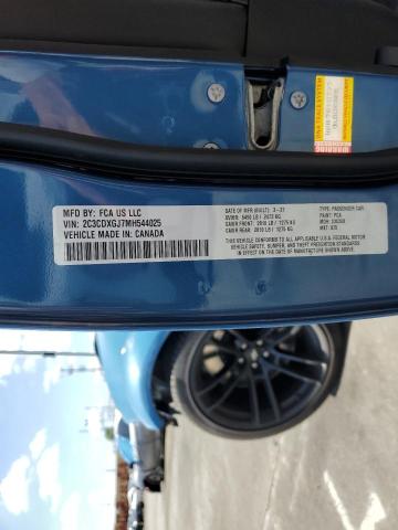 2C3CDXGJ7MH544025 - 2021 DODGE CHARGER SCAT PACK BLUE photo 13