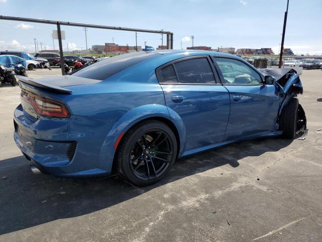 2C3CDXGJ7MH544025 - 2021 DODGE CHARGER SCAT PACK BLUE photo 3