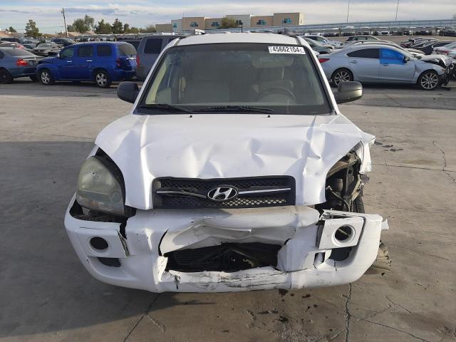 KM8JM12B98U867037 - 2008 HYUNDAI TUCSON GLS WHITE photo 5